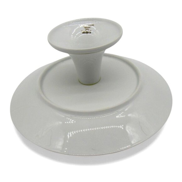 JKW BAVARIA Floral Cake Stand Pedestal Dessert Germany Vintage 10" - Picture 7 of 10